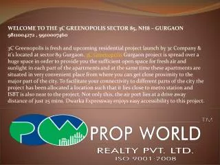 3c greenopolis-9811004272-3c Gurgaon-9910007460-3c greenopol