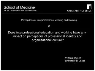 School of Medicine FACULTY OF MEDICINE AND HEALTH