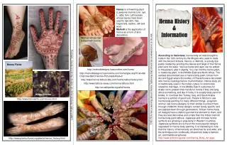 Henna History &amp; Information