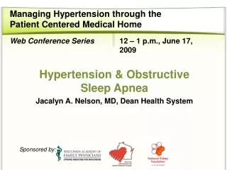 Managing Hypertension through the Patient Centered Medical Home