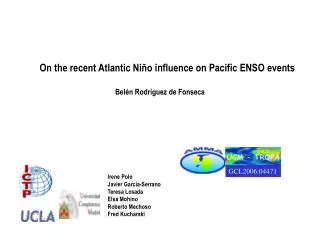 On the recent Atlantic Niño influence on Pacific ENSO events