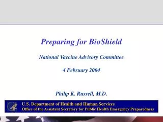 Preparing for BioShield