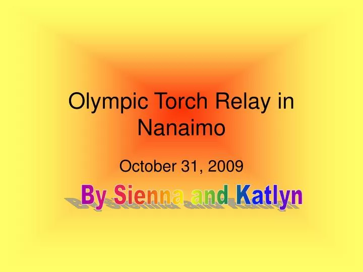 olympic torch relay in nanaimo