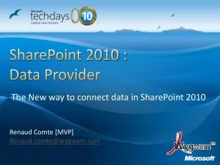 SharePoint 2010 : Data Provider