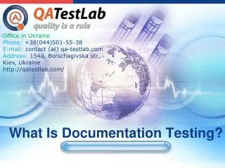 What Is Documentation Testing?