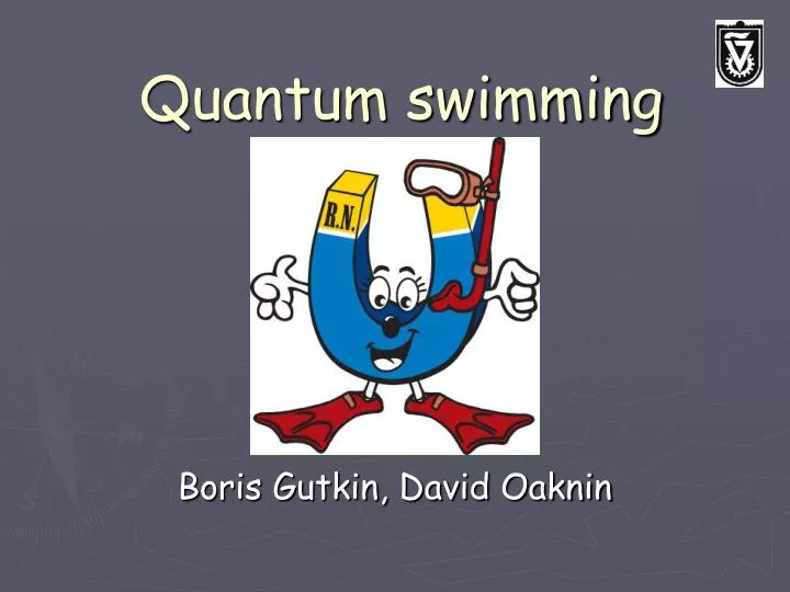 quantum swimming