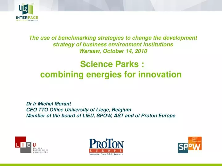 science parks combining energies for innovation