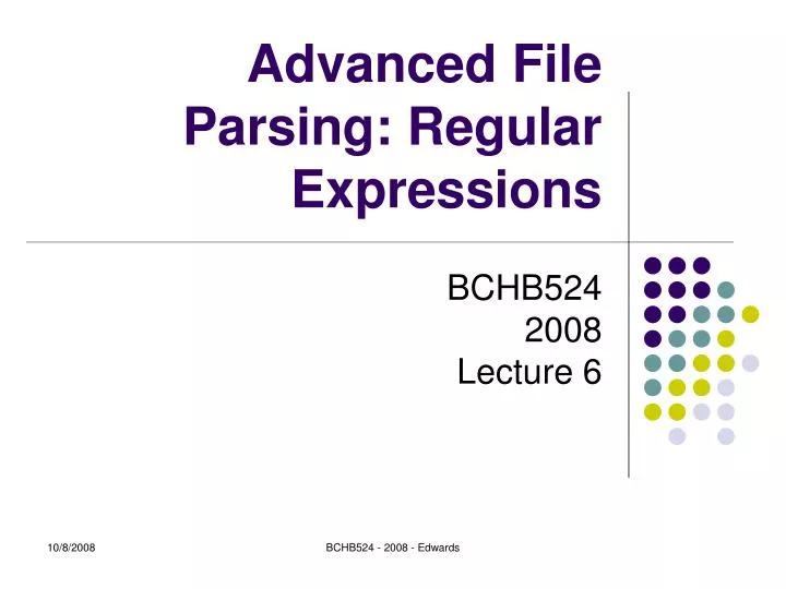advanced file parsing regular expressions