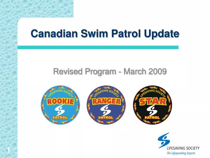 canadian swim patrol update