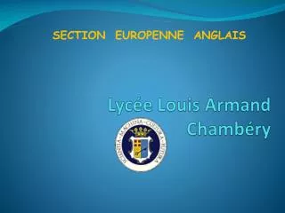 lyc e louis armand chamb ry