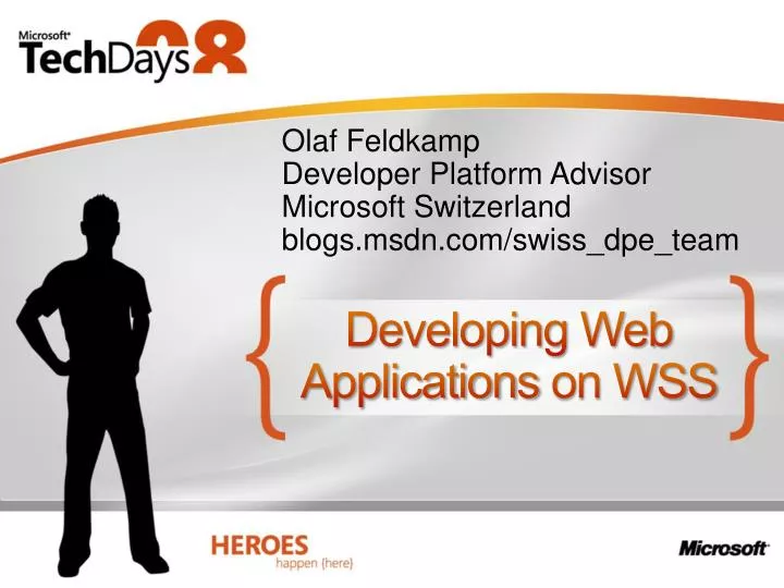 olaf feldkamp developer platform advisor microsoft switzerland blogs msdn com swiss dpe team