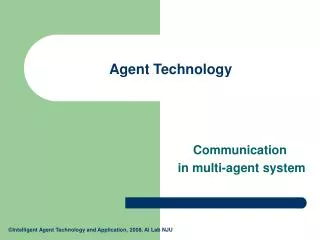 Agent Technology