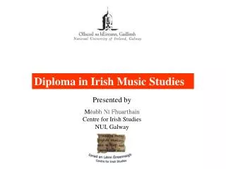 Diploma in Irish Music Studies