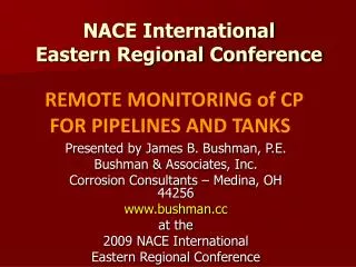 NACE International Eastern Regional Conference