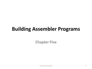Building Assembler Programs
