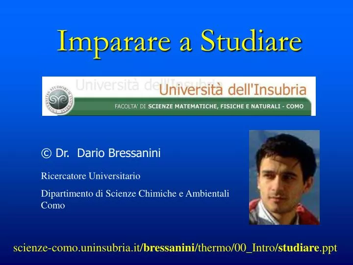 imparare a studiare