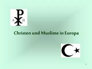 Christen und Muslime in Europa