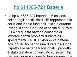 hp 614564-751 Batteria