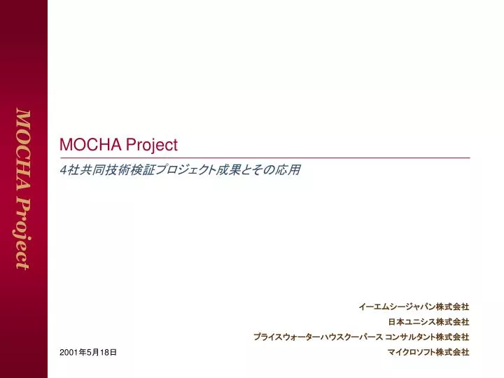 mocha project