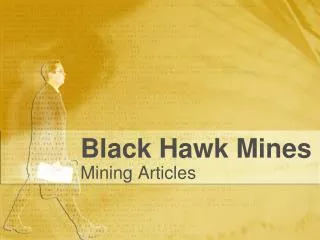 Black Hawk Mining Articles - Privacy Policy