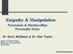 Empathy &amp; Manipulation - slide 1