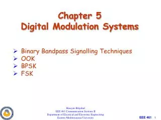 Chapter 5 Digital Modulation Systems
