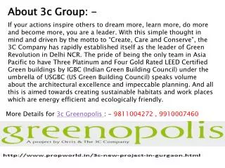 3c Greenopolis,3c Greenopolis Gurgaon 9811004272 Improve You