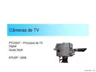 Câmeras de TV