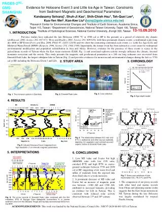 Evidence for Holocene Event 3 and Little Ice Age in Taiwan: Constraints from Sediment Magnetic and Geochemical Paramete