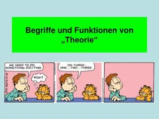 Begriffe und Funktionen von „Theorie“