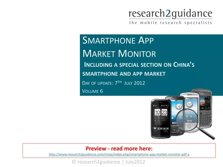 smartphone app market monitor including a special section on china s smartphone and app market