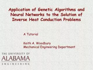 Application of Genetic Algorithms and Neural Networks to the Solution of Inverse Heat Conduction Problems