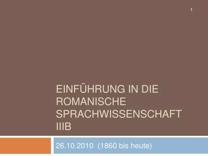 einf hrung in die romanische sprachwissenschaft iiib