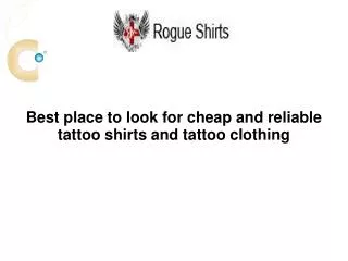 Tattoo Clothing