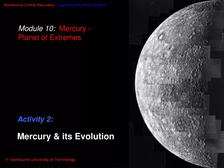 module 10 mercury planet of extremes