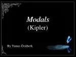 Modals (Kipler) - slide 1