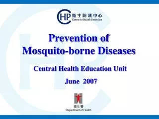 Prevention of Mosquito-borne Diseases