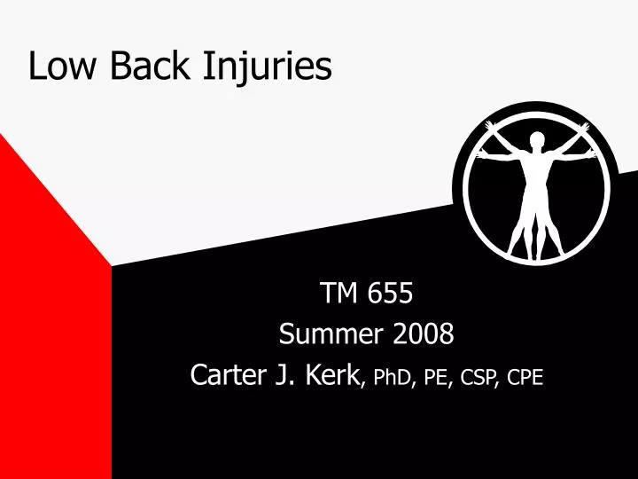 low back injuries