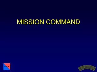 MISSION COMMAND