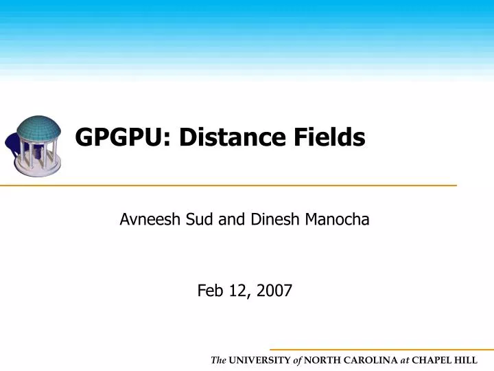 gpgpu distance fields