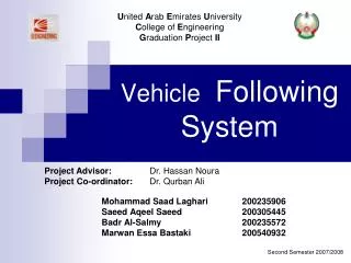 Vehicle Following System