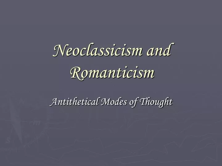 neoclassicism and romanticism