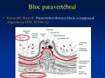 Bloc paravertébral - slide 1