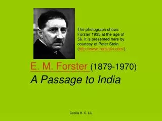 E. M. Forster (1879-1970)