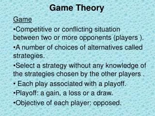 game theory