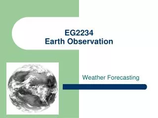 EG2234 Earth Observation