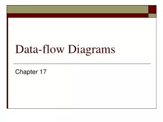 Data-flow Diagrams