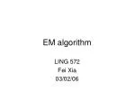 EM algorithm - slide 1