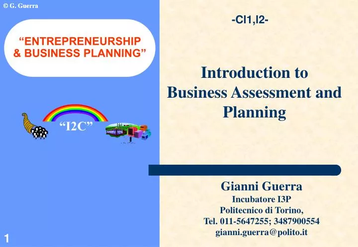 entrepreneurship business planning