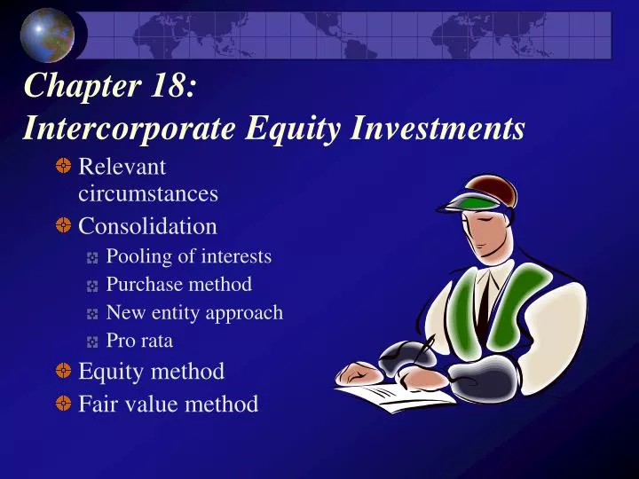 chapter 18 intercorporate equity investments
